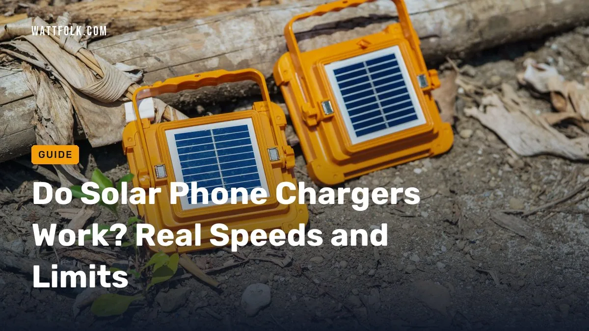 Do Solar Phone Chargers Work? Real Speeds and Limits