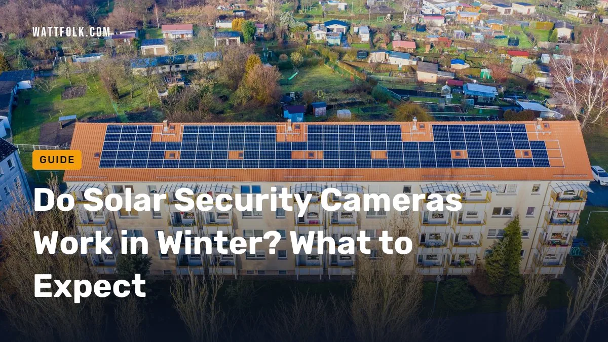 Do Solar Security Cameras Work in Winter? What to Expect