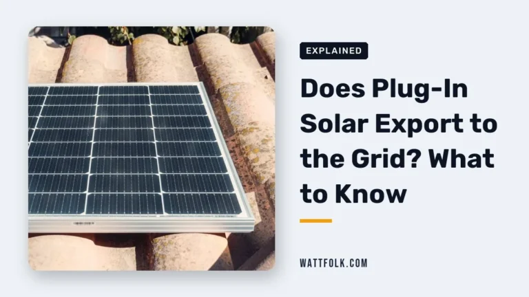 Does Plug-In Solar Export to the Grid? What to Know