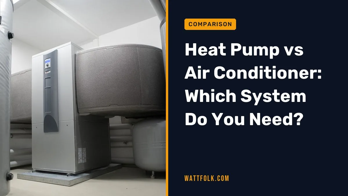 Heat Pump vs Air Conditioner: Which System Do You Need?