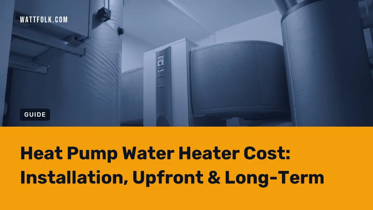 Heat Pump Water Heater Cost: Installation, Upfront & Long-Term