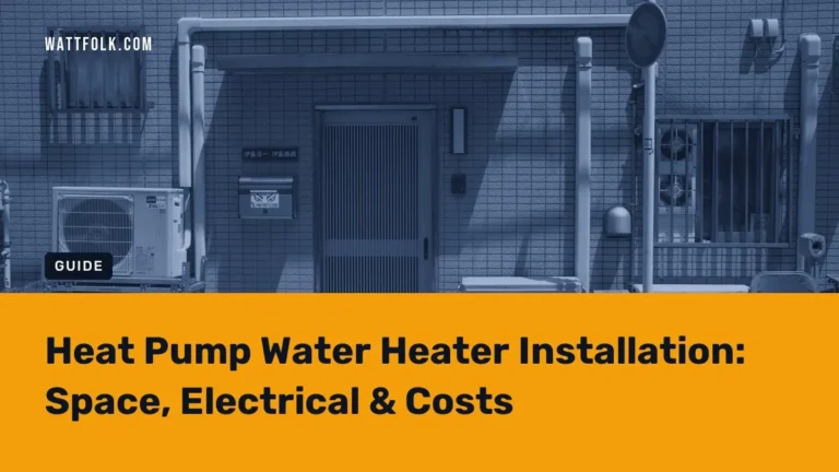 Heat Pump Water Heater Installation: Space, Electrical & Costs
