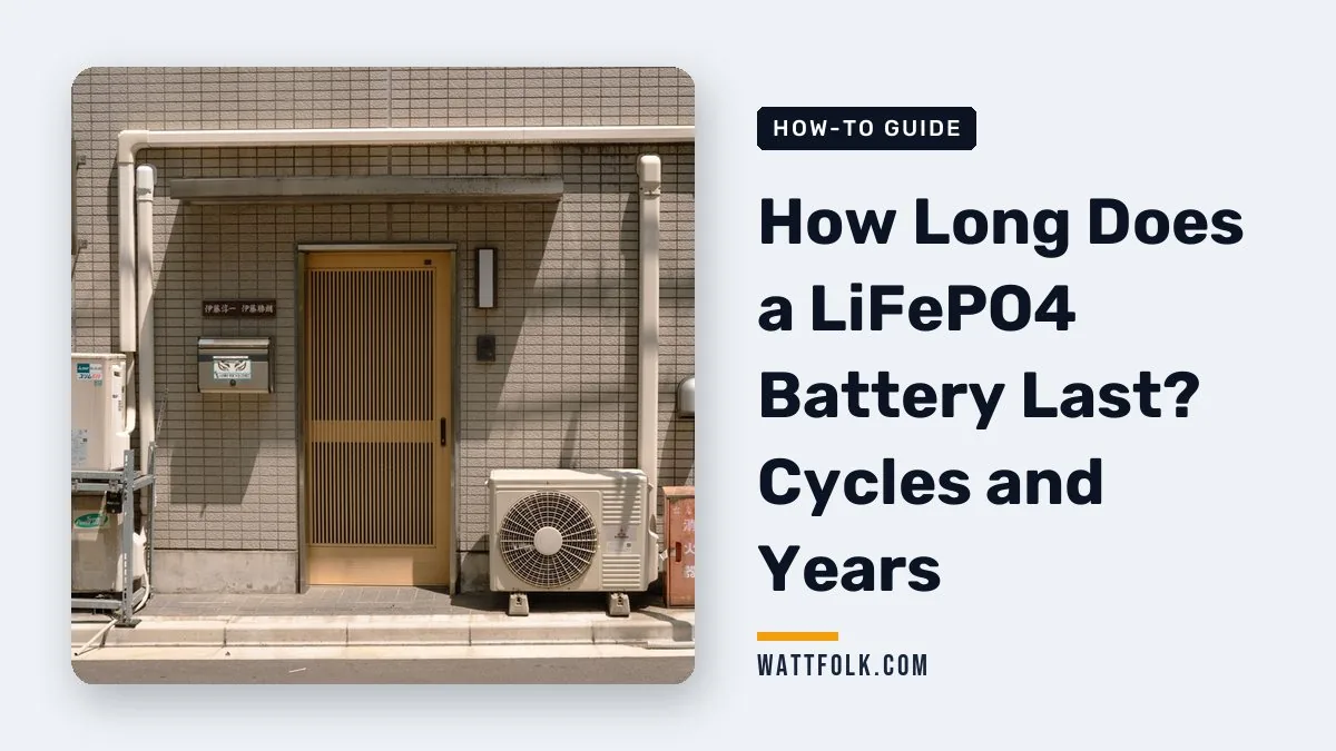 How Long Does a LiFePO4 Battery Last? Cycles and Years