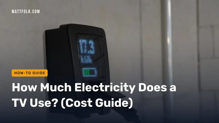 How Much Electricity Does a TV Use? (Cost Guide)