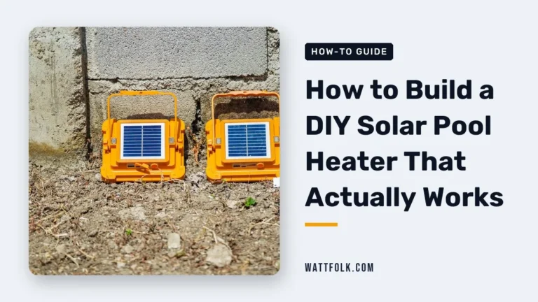 How to Build a DIY Solar Pool Heater That Actually Works