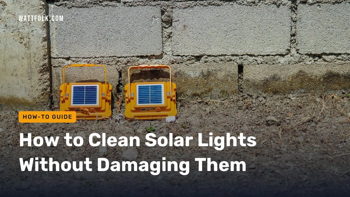 How to Clean Solar Lights Without Damaging Them