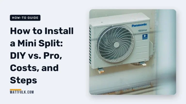 How to Install a Mini Split: DIY vs. Pro, Costs, and Steps