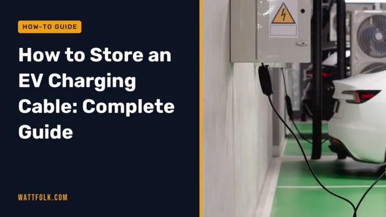 How to Store an EV Charging Cable: Complete Guide