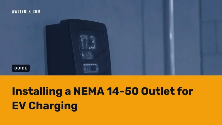 Installing a NEMA 14-50 Outlet for EV Charging