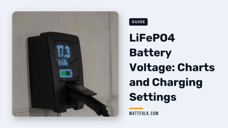 LiFePO4 Battery Voltage: Charts and Charging Settings
