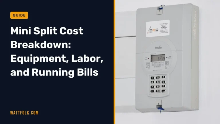 Mini Split Cost Breakdown: Equipment, Labor, and Running Bills