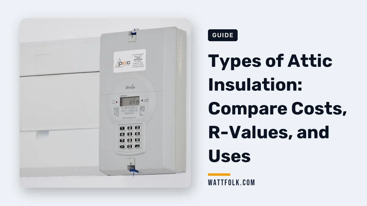 Types of Attic Insulation: Compare Costs, R-Values, and Uses