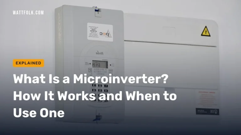 What Is a Microinverter? How It Works and When to Use One